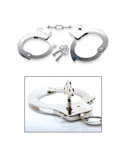 Fetish Fantasy Series Limited Edition Metal Handcuffs - Silver
