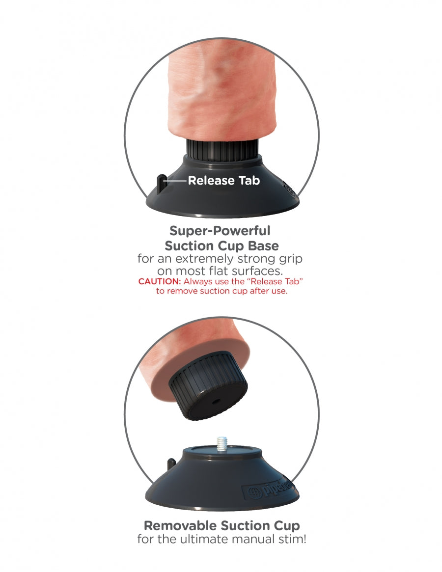 King Cock 7" Vibrating Cock Light