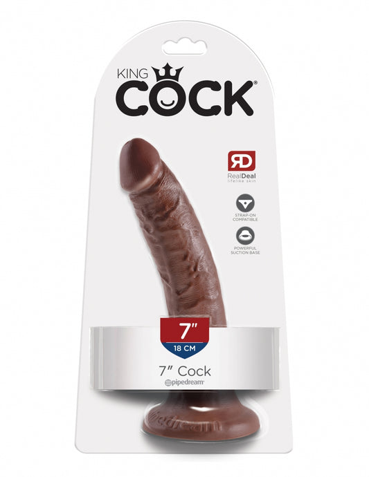 King Cock 7" Cock Brown