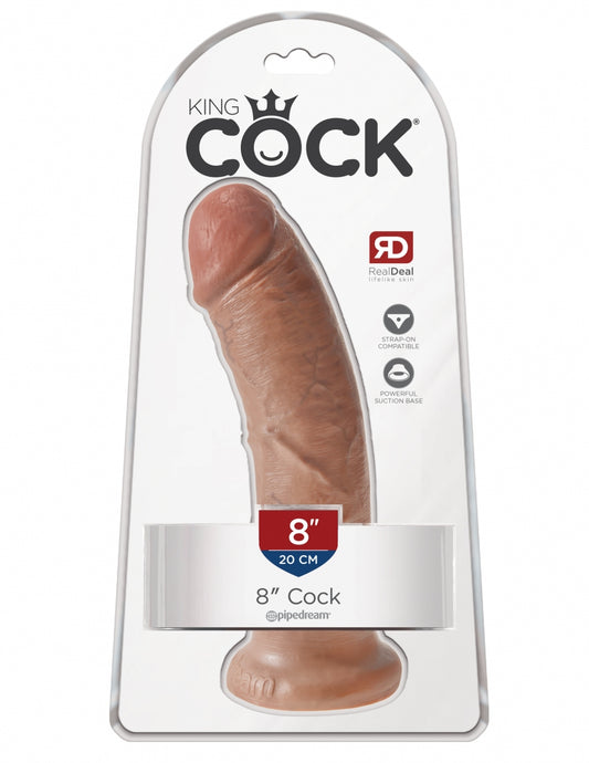 King Cock 8" Cock Tan