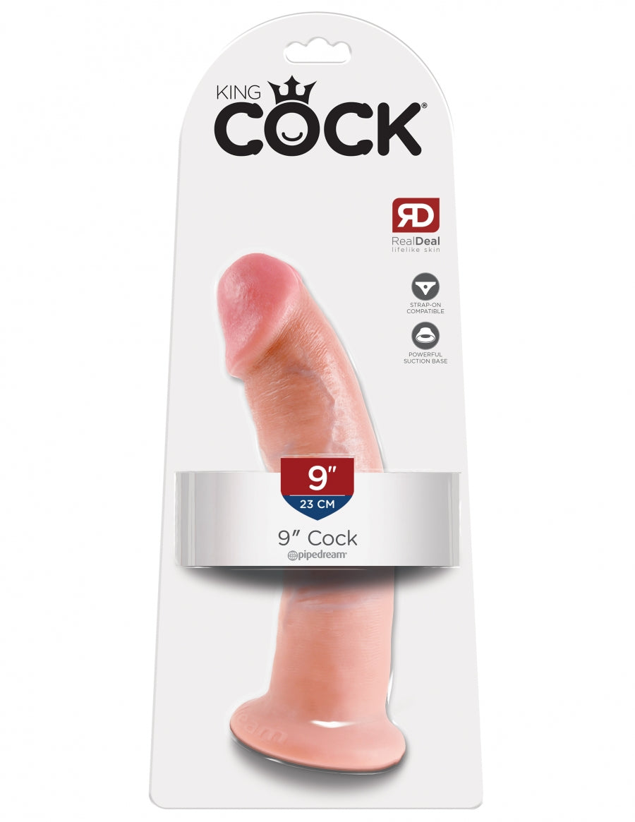 King Cock 9" Cock - Light