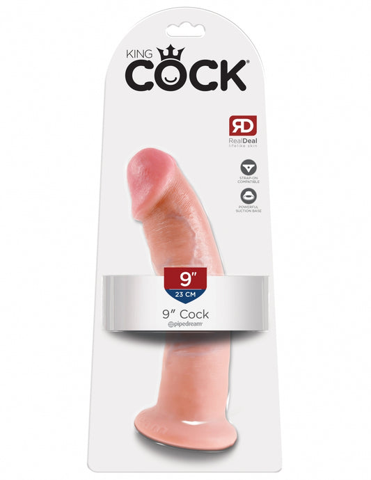 King Cock 9" Cock - Light
