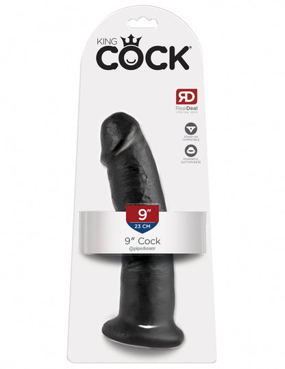 King Cock 9" Cock - Black