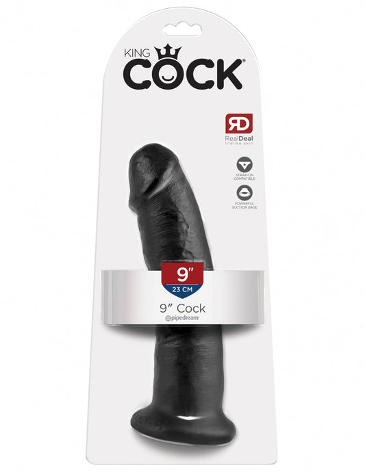 King Cock 9" Cock - Black