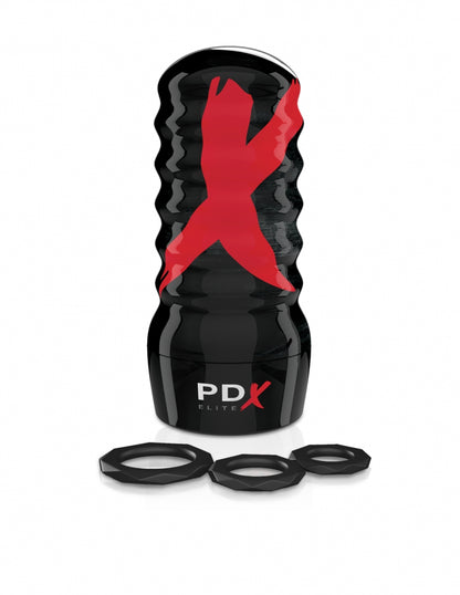 Pipedream Extreme Elite Air Tight Pussy Stroker - Light/Black