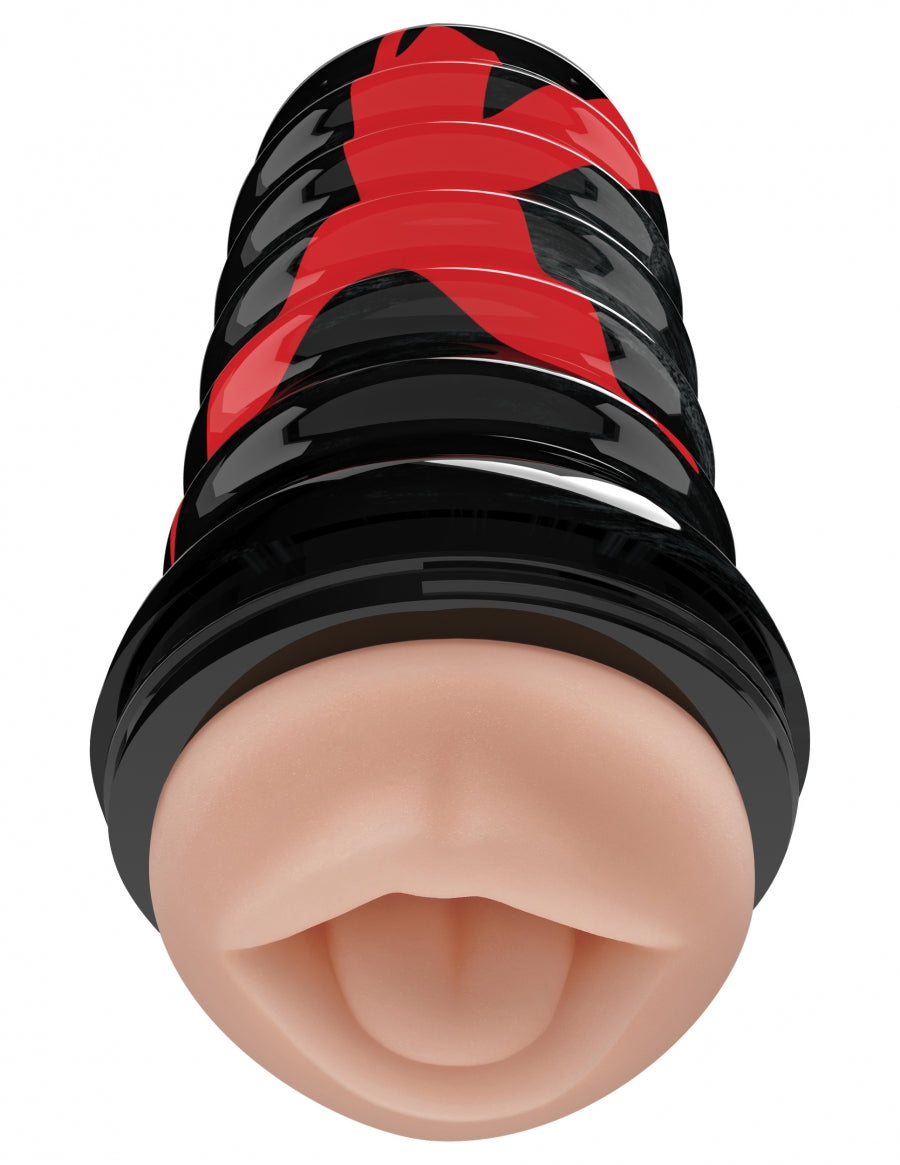 Pipedream Extreme Elite Air Tight Oral Stroker - Light/Black