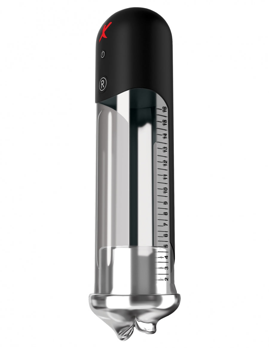 PDX Elite Blowjob Power Pump - Clear/Black