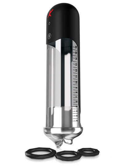 PDX Elite Blowjob Power Pump - Clear/Black