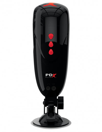Pipedream Extreme Elite Dirty Talk Starter Stroker - Light/Black