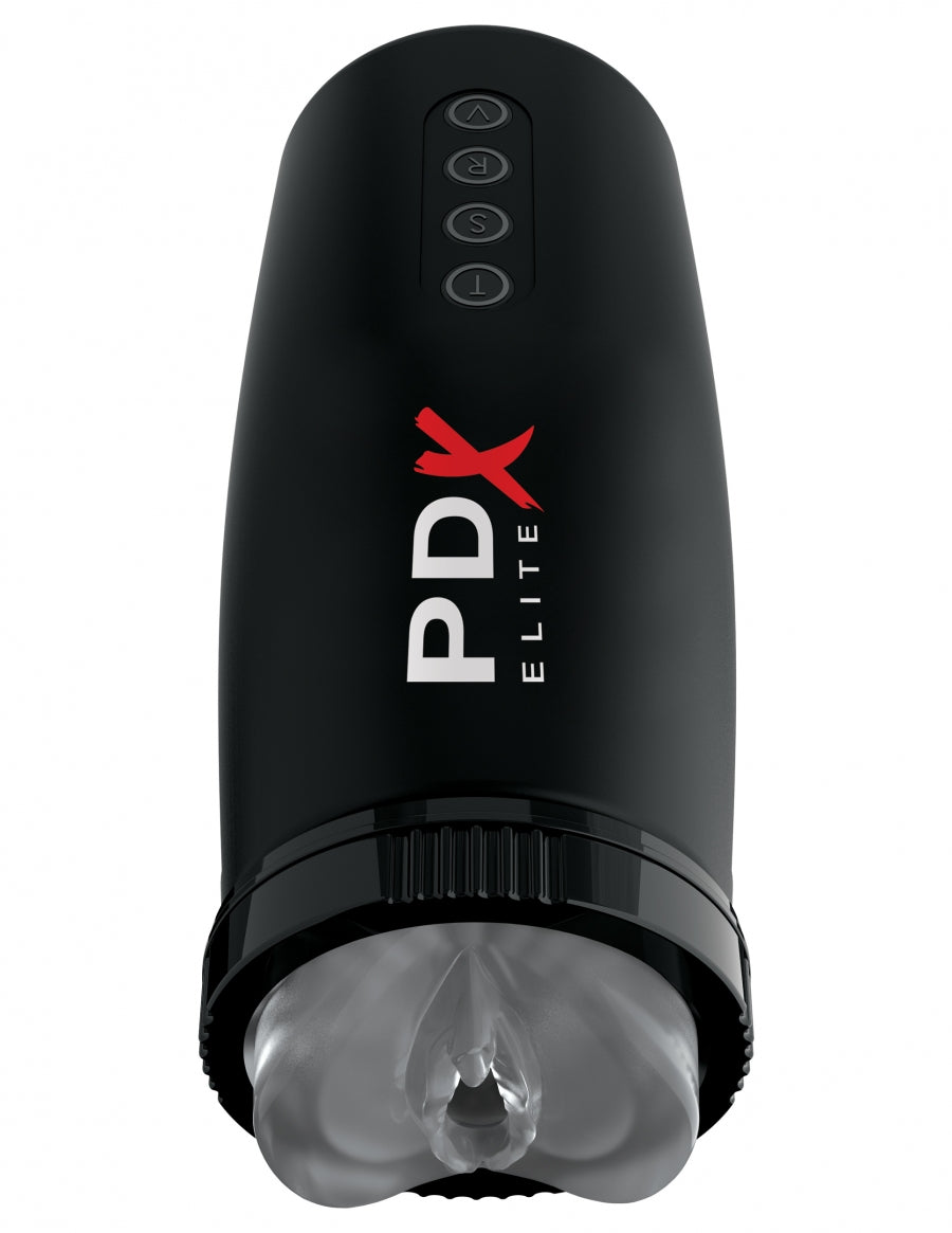 Pipedream Extreme Elite Motorbator 2 - Clear/Black