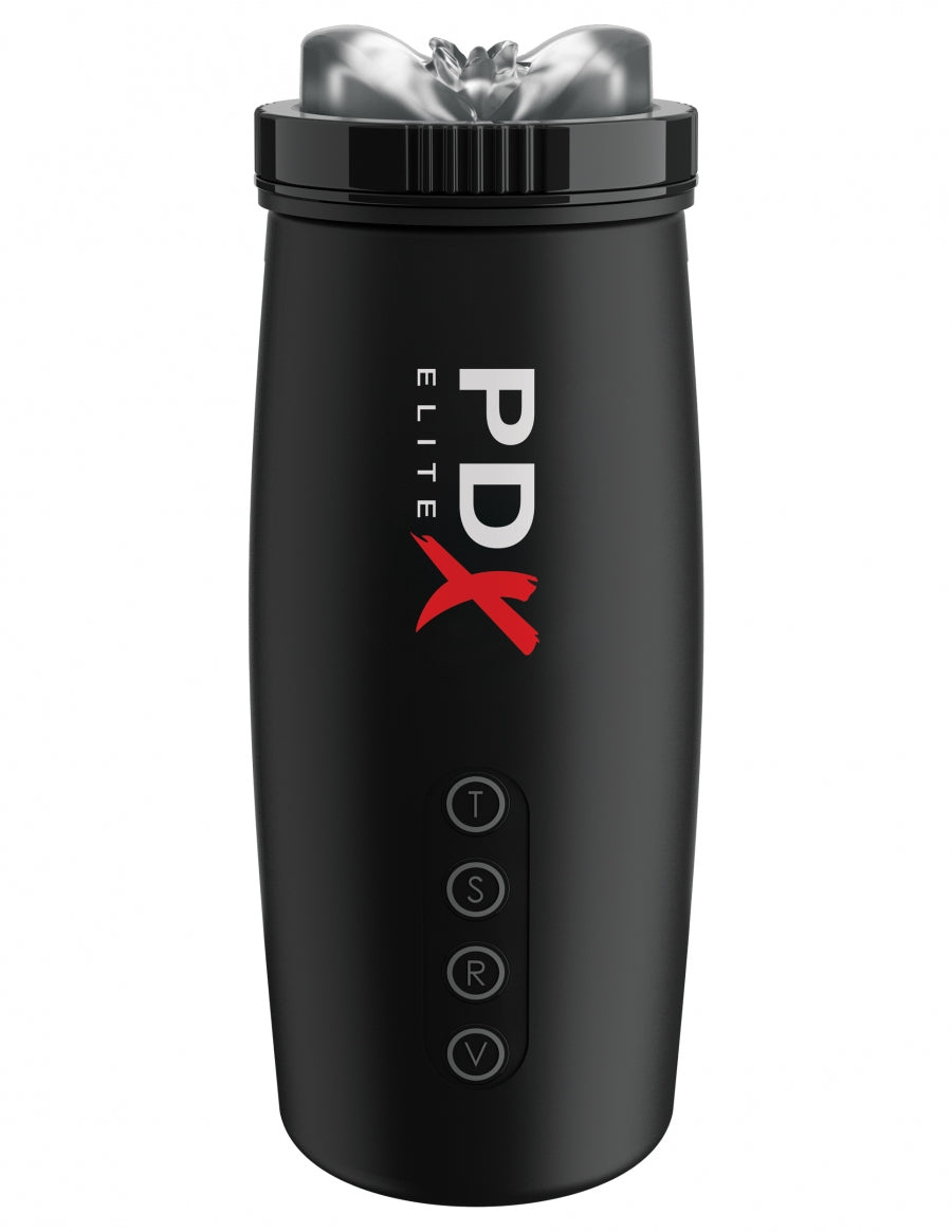 Pipedream Extreme Elite Motorbator 2 - Clear/Black