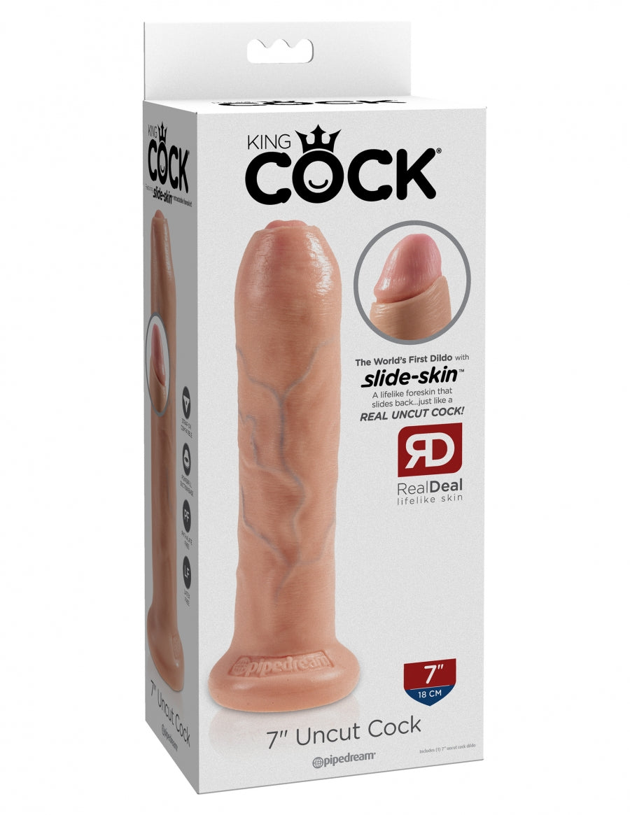 King Cock 7" Uncut - Flesh