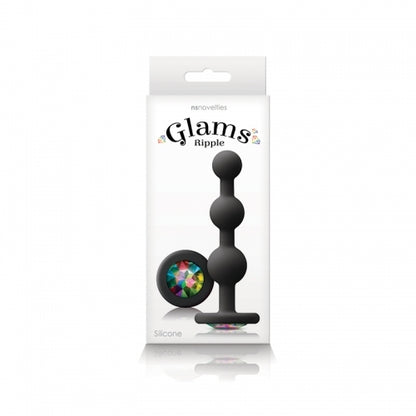 NS - Glams - Ripple Rainbow Gem - Black