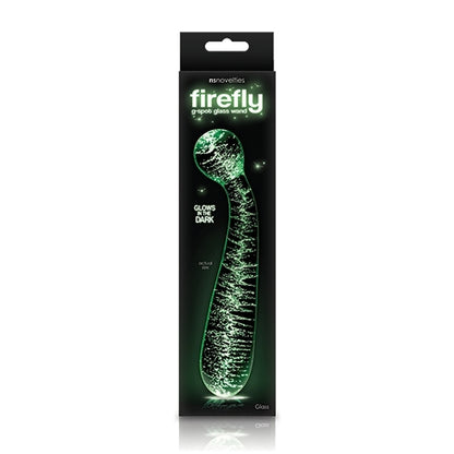 NS - Firefly Glass - G Spot Glow Wand - Clear