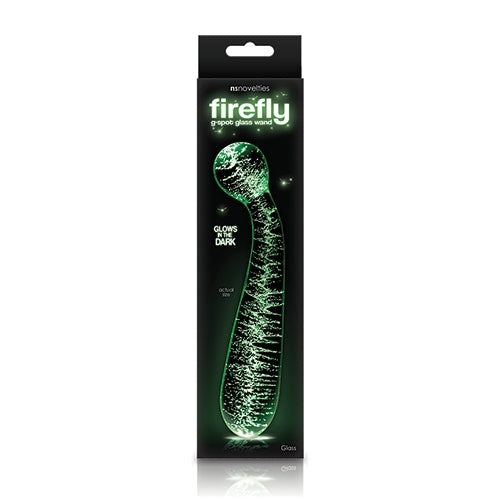 NS - Firefly Glass - G Spot Glow Wand - Clear