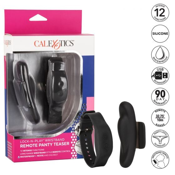CalExotics - Lock-N-Play Wristband Remote Panty Teaser
