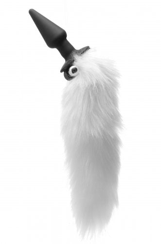 Tailz - White Fox Tail Vibrating Anal Plug