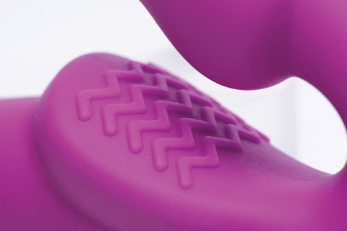 Strap U Evoke Vibrating Strapless Silicone Strap-on Dildo