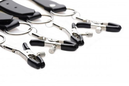 Master Series Spread Labia Spreader Straps with Clamps