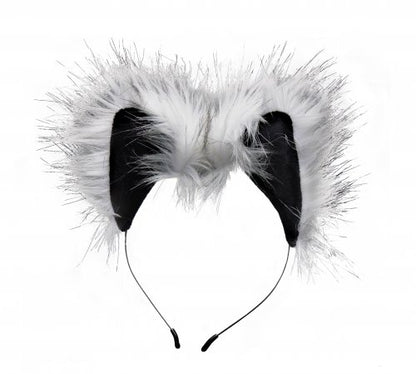 TAILZ Grey Wolf Tail Anal Plug and Ears Set