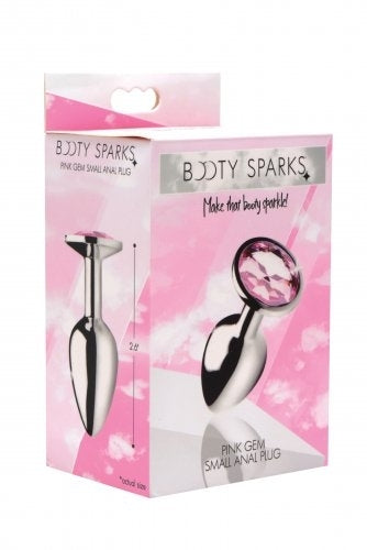 Booty Sparks Pink Gem Anal Plug Small