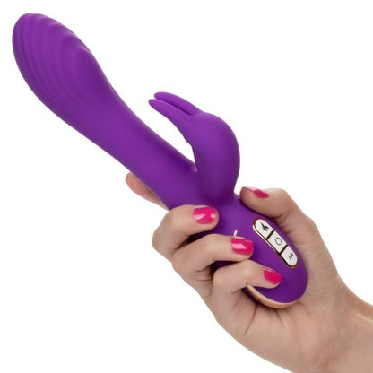 CalExotics - Jack Rabbit Signature Heated Silicone Rotating "G" Rabbit