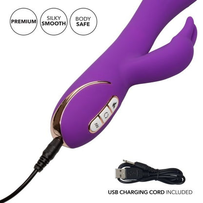 CalExotics - Jack Rabbit Signature Heated Silicone Rotating "G" Rabbit