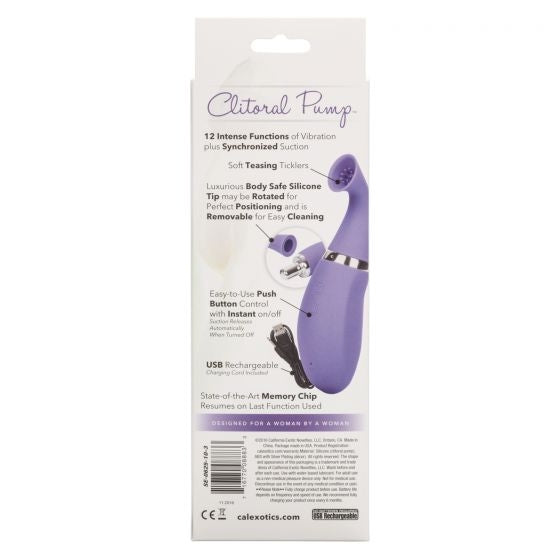 CalExotics - Intimate Pump Rechargeable Clitoral Pump