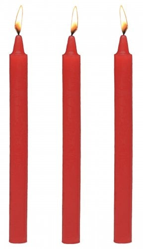 Master Series Fetish Drip Candles 3 Pack - Red