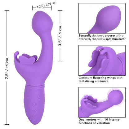 CalExotics - Rechargeable Butterfly Kiss - Purple