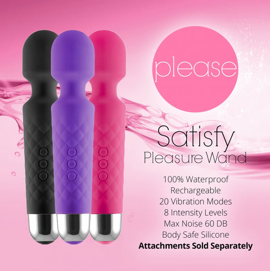 PleaseToys Please - Satisfy - Waterproof Mini Wand - Purple