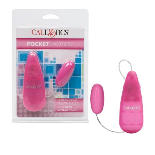 CalExotics - Pocket Exotics Vibrating Pink Passion Bullet