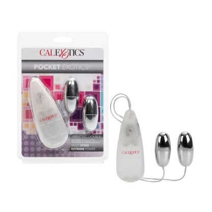 CalExotics - Pocket Exotics Vibrating Double Silver Bullets