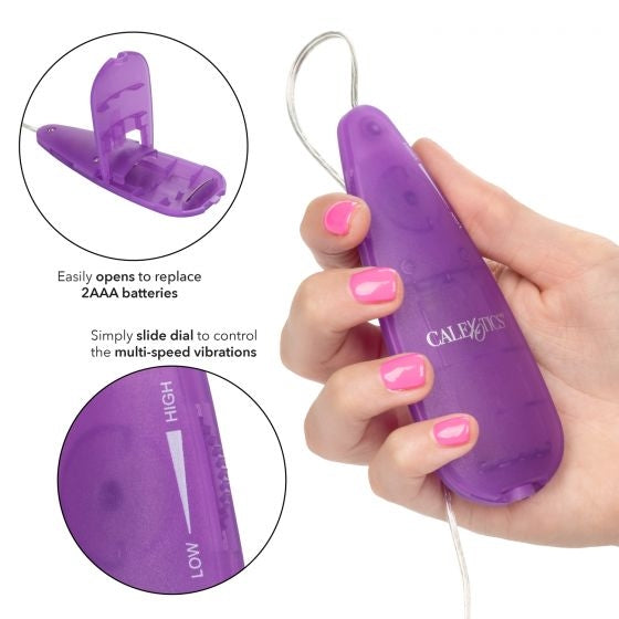 CalExotics - Slim Teardrop Bullet - Purple