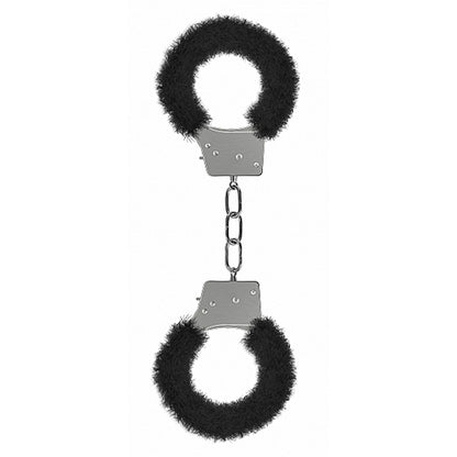 Shots - Ouch! - Beginner's Handcuffs Furry - Black