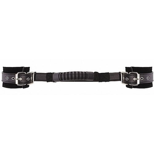 Shots - Ouch! - Adjustable Leather Handcuffs - Black