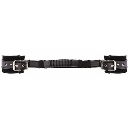 Shots - Ouch! - Adjustable Leather Handcuffs - Black