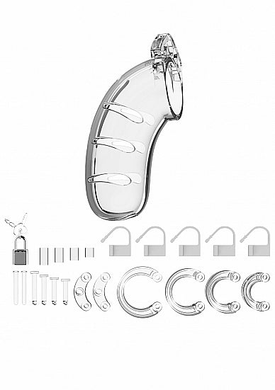 Shots - ManCage - Model 03 - Chastity - 4.5" - Cock Cage - Transparent