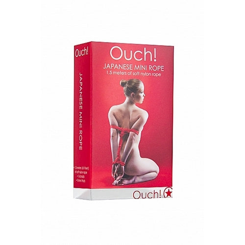 Shots - Ouch! - Japanese Mini Rope - 1,5m - Red