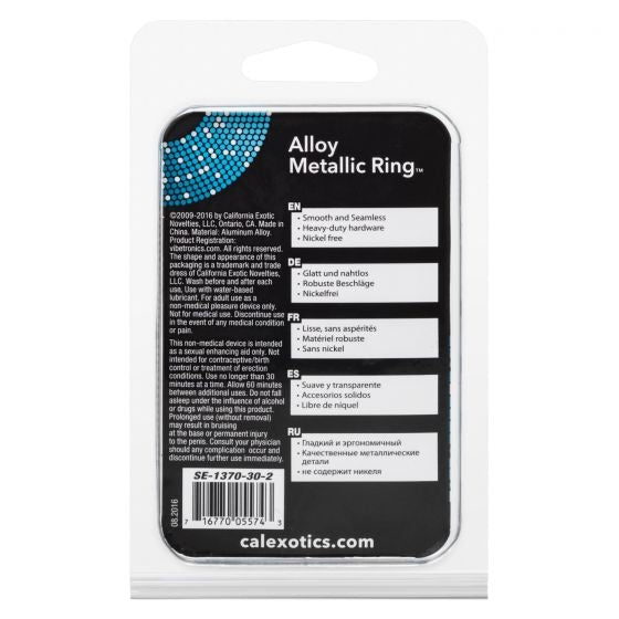 CalExotics - Alloy Metallic Ring - XL