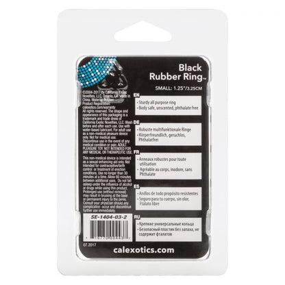 CalExotics - Rubber Ring Black Small