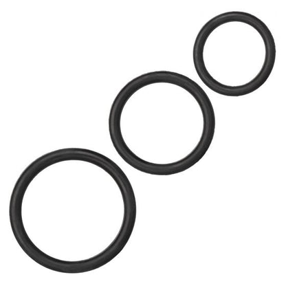 CalExotics - Rubber Ring Black 3pc Set