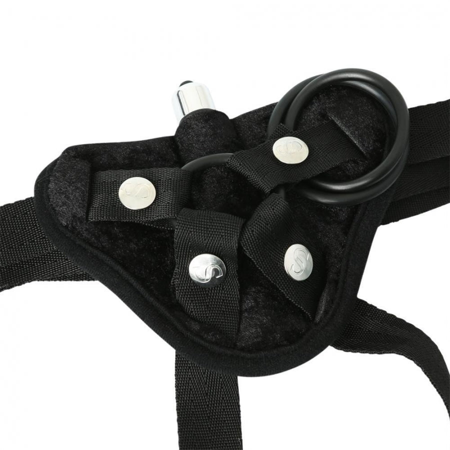 Sportsheets - Vibrating Strap-On - Black (SS690-01)