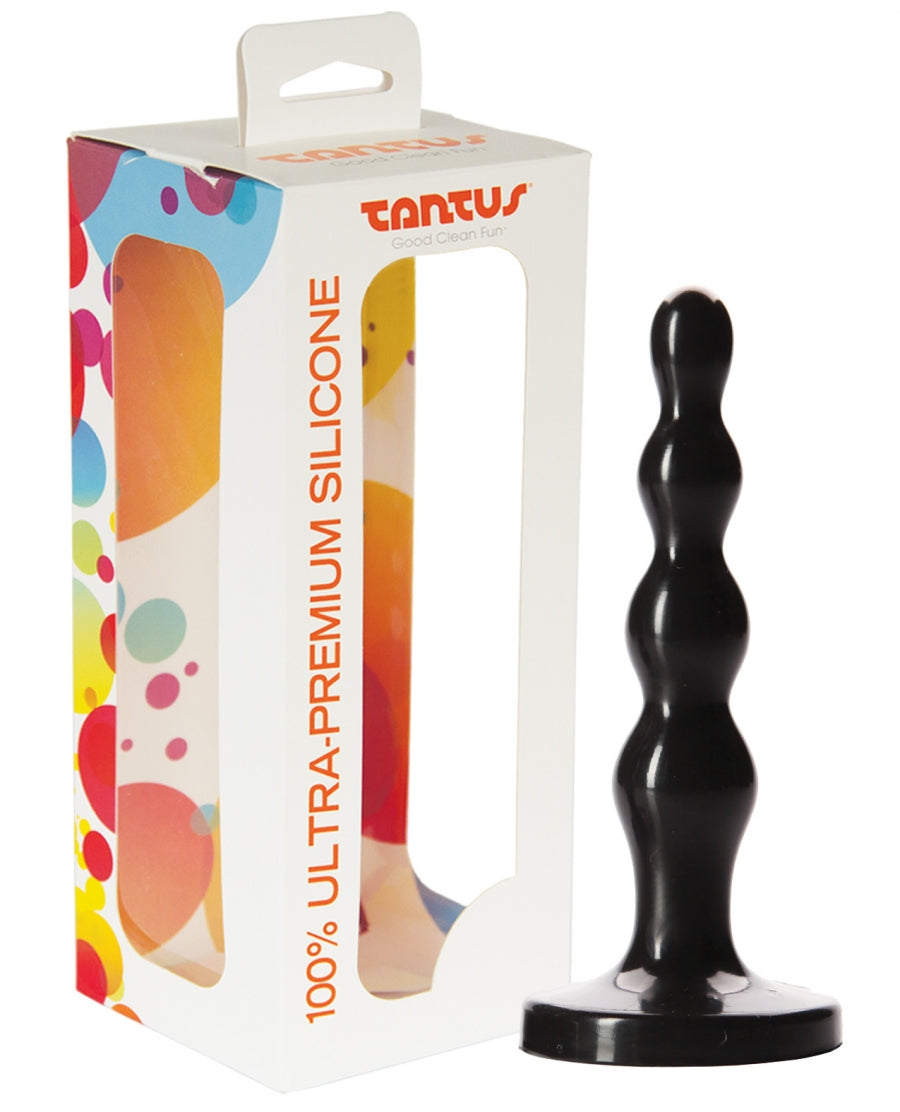Tantus - Ripple Small - Onyx (Clamshell/Carded)