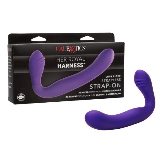 CalExotics - Her Royal Harness Love Rider Rechargeable Strapless Strap-On