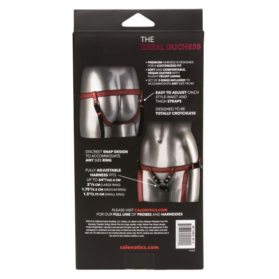 CalExotics - Her Royal Harness The Regal Duchess - Red