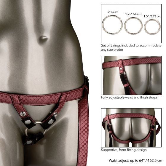CalExotics - Her Royal Harness The Regal Duchess - Red