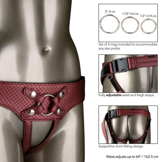 CalExotics - Her Royal Harness The Regal Empress - Red