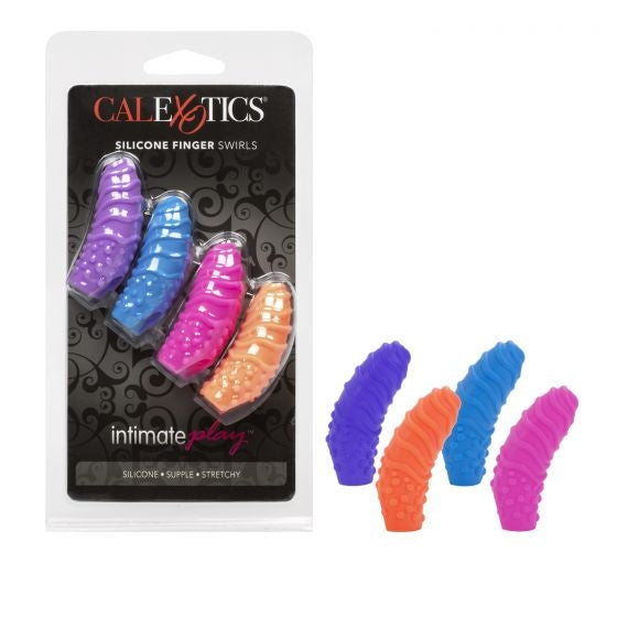 Posh Silicone Finger Teasers - Swirls