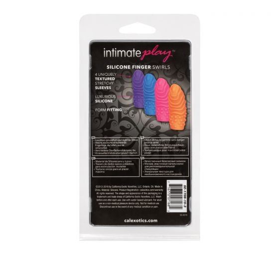 Posh Silicone Finger Teasers - Swirls